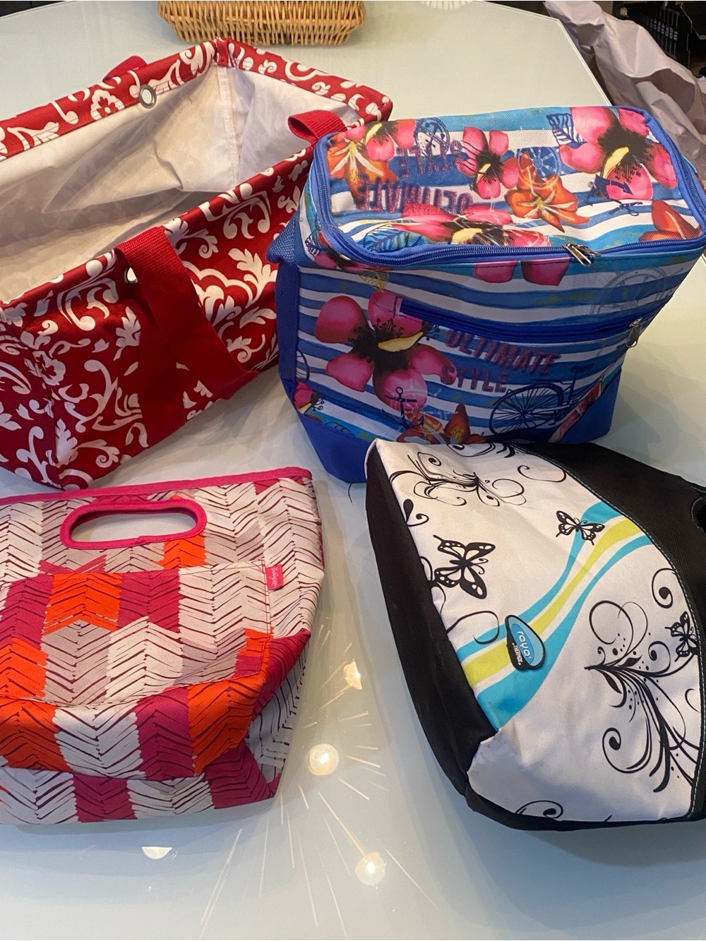 Bundle 4 Lunch Cooler Bags & Totes: Thirty-One, Raya by Thermos, Amy Miller NWT